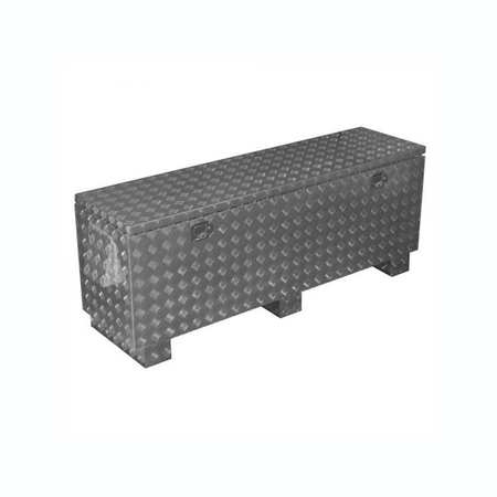 TYCON SYSTEMS Outdoor Encl, Diamond Plt Al, 64x17x19" ENC-AL-65x18x20